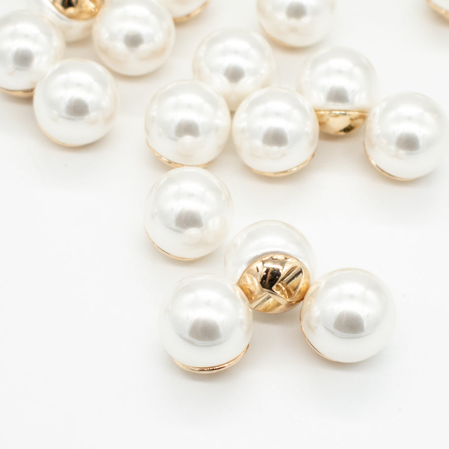Pearl Metal Shank Button
