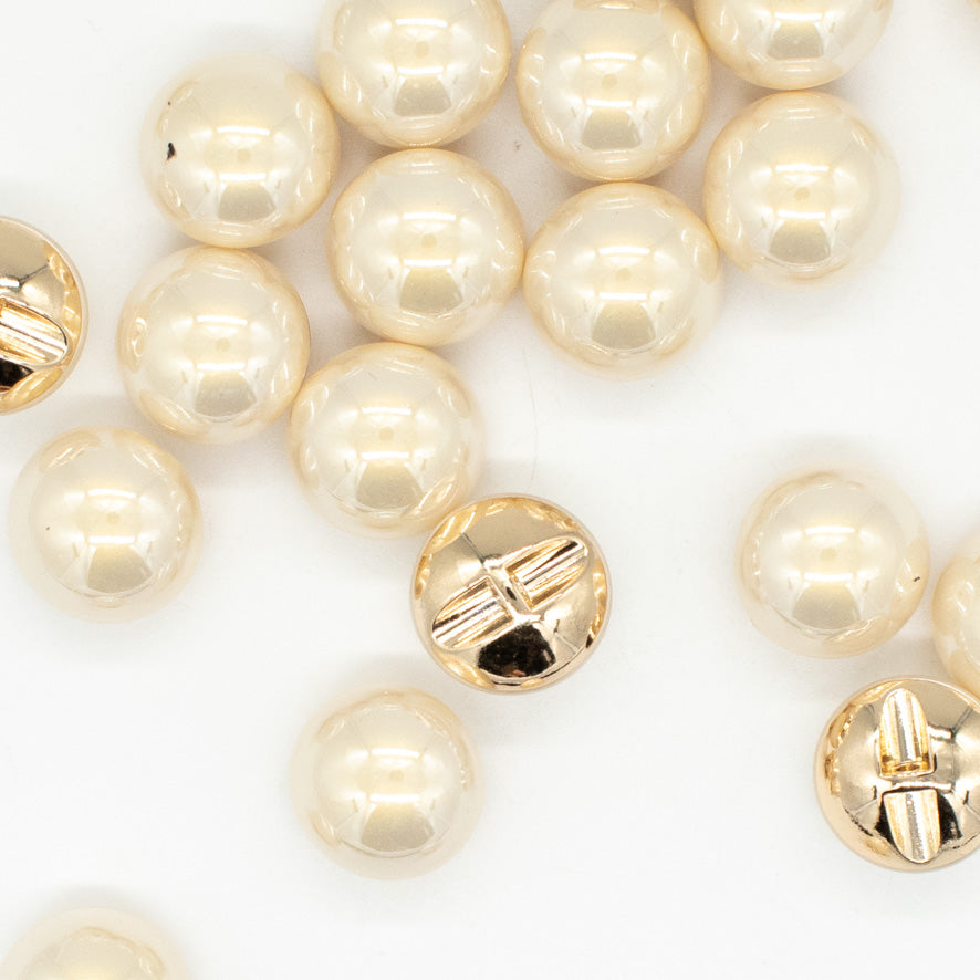 Pearl Metal Shank Button