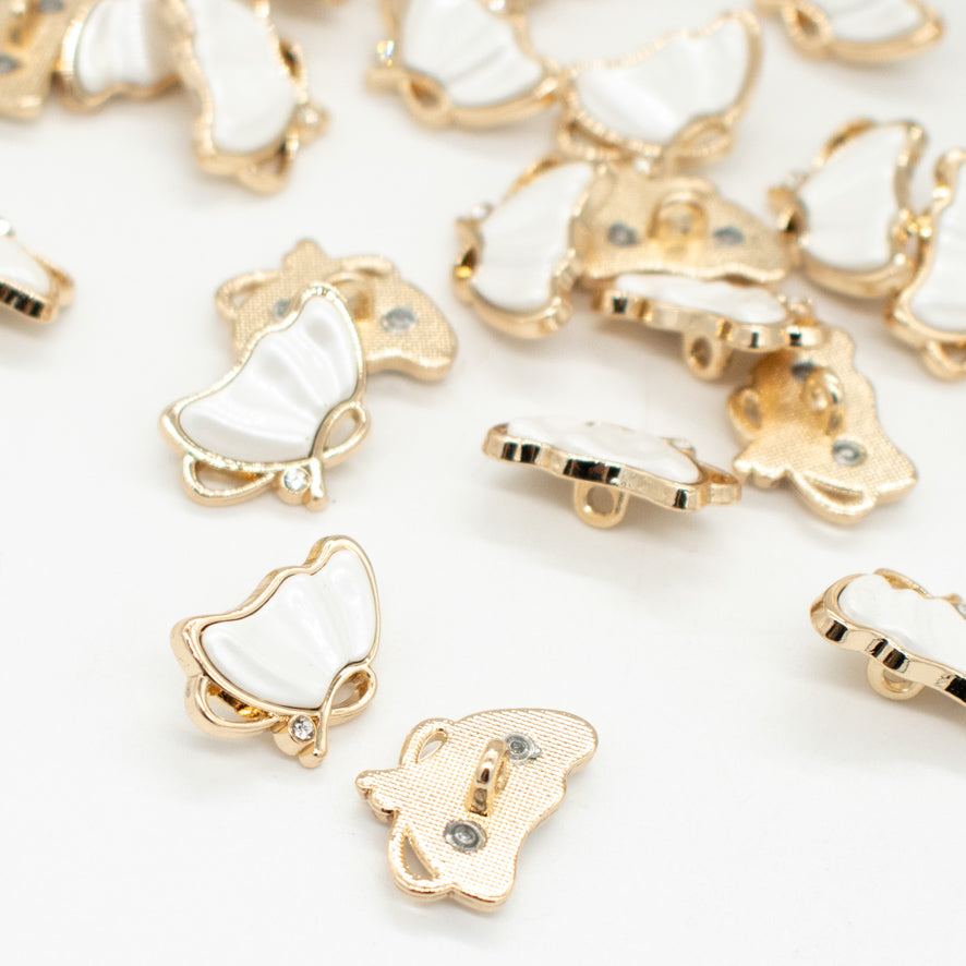 Pearl Metal Shank Button