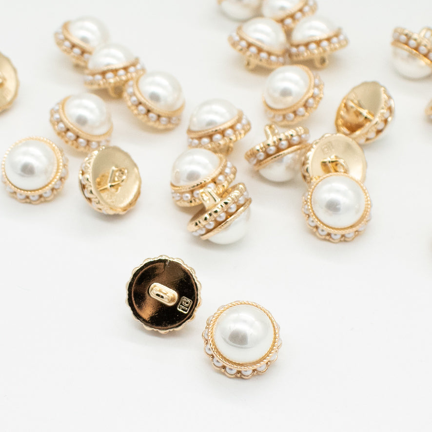 Pearl Metal Shank Button