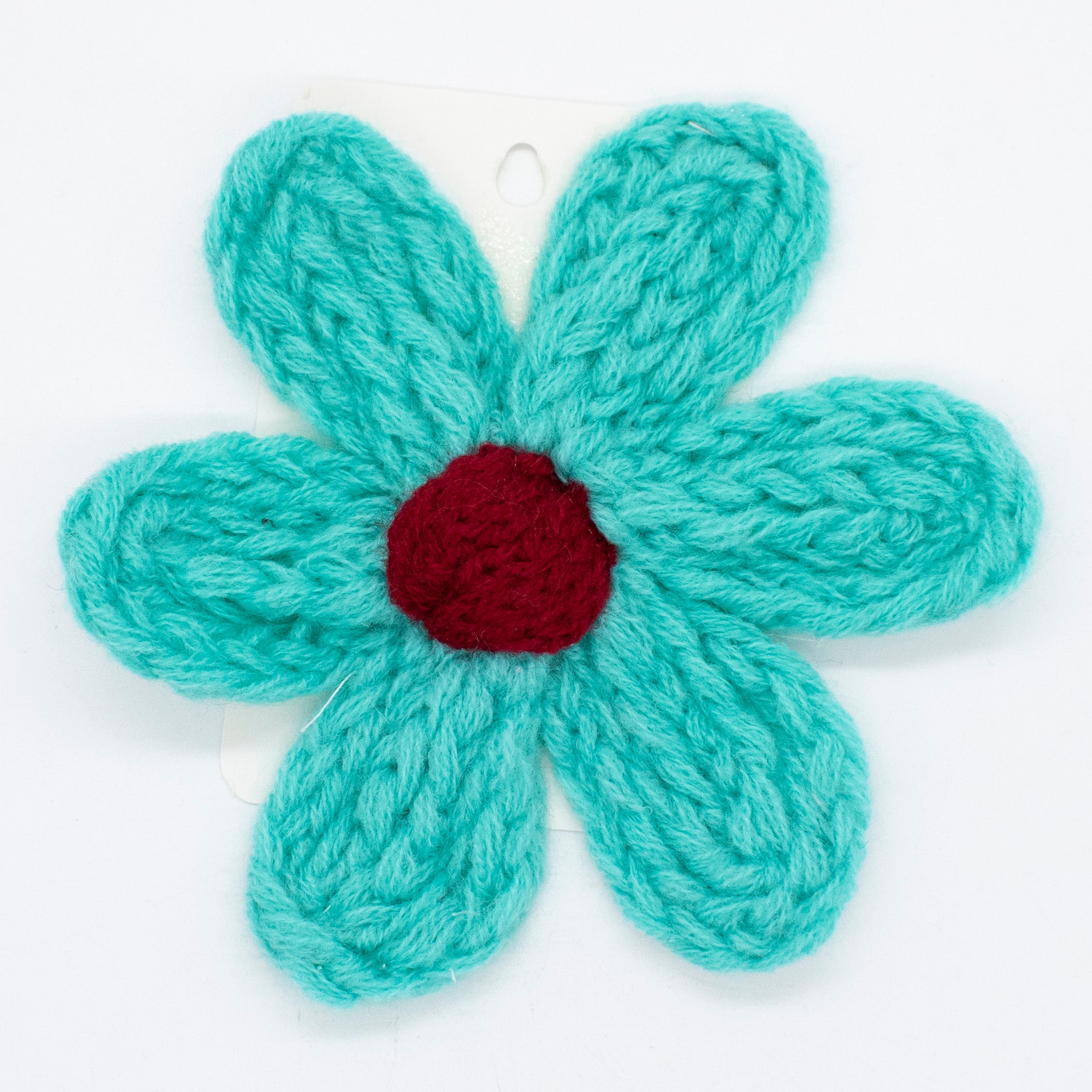 Chunky Yarn Crochet Flower Motif