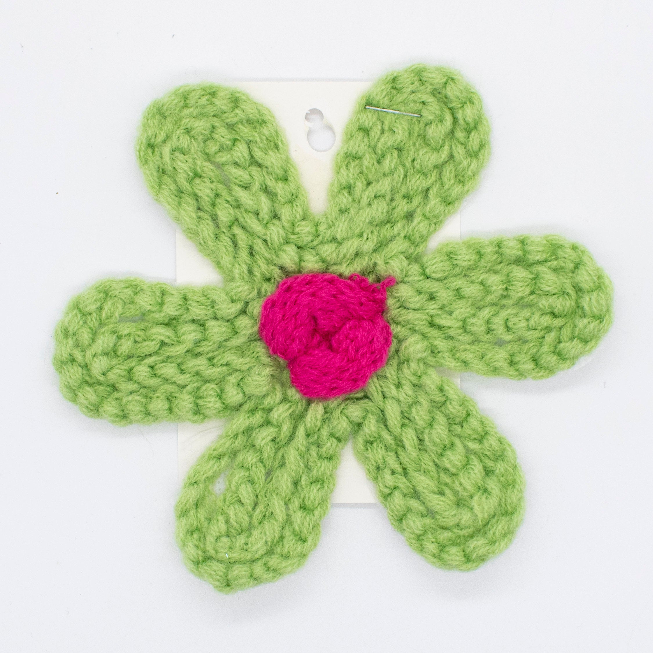 Chunky Yarn Crochet Flower Motif