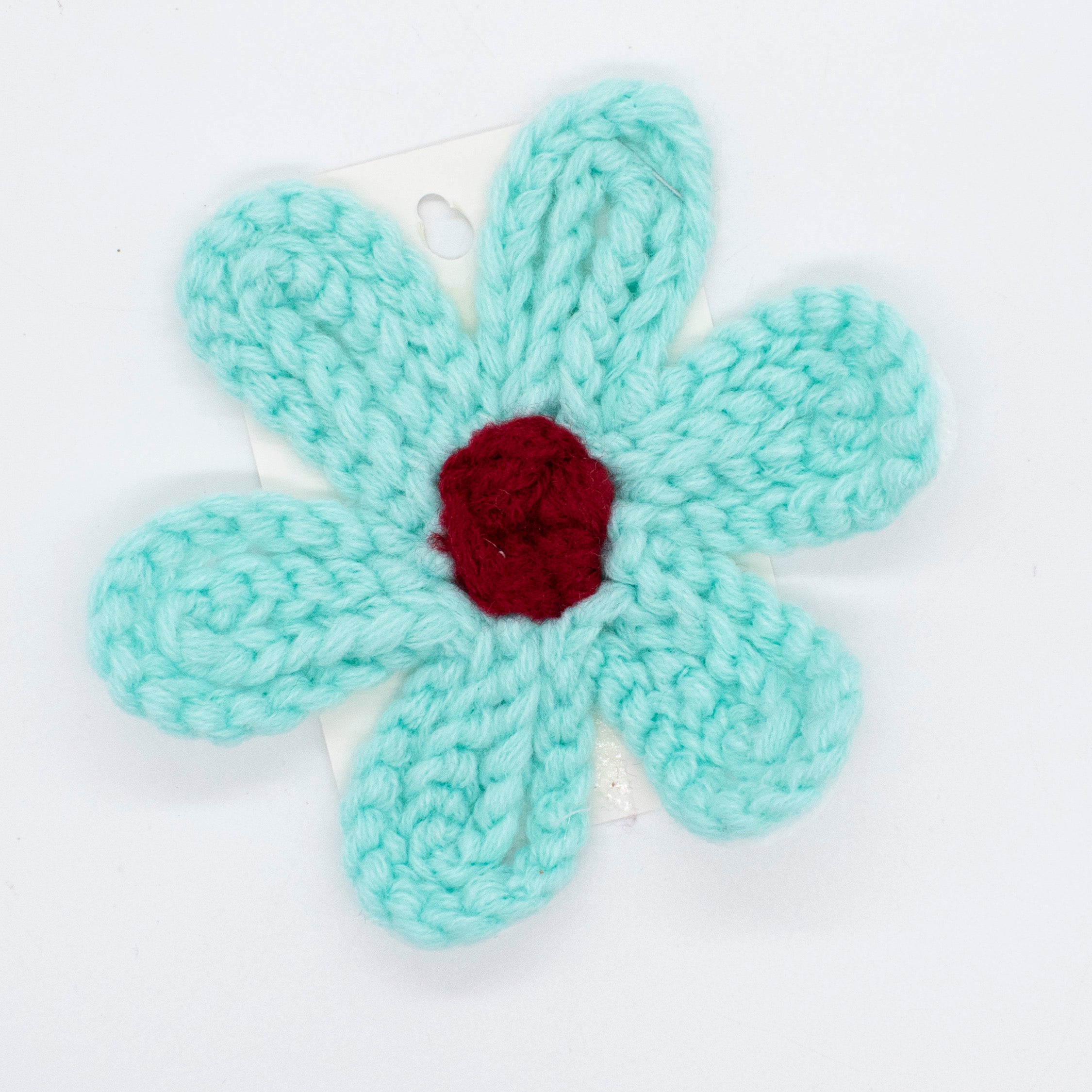 Chunky Yarn Crochet Flower Motif