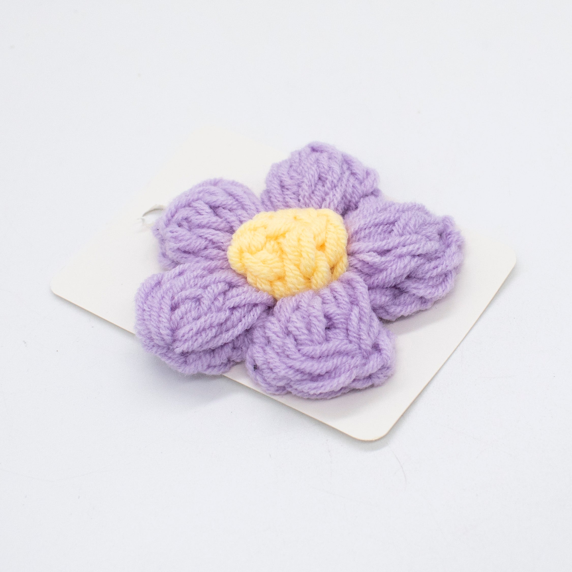 Chunky Yarn Crochet Flower Motif