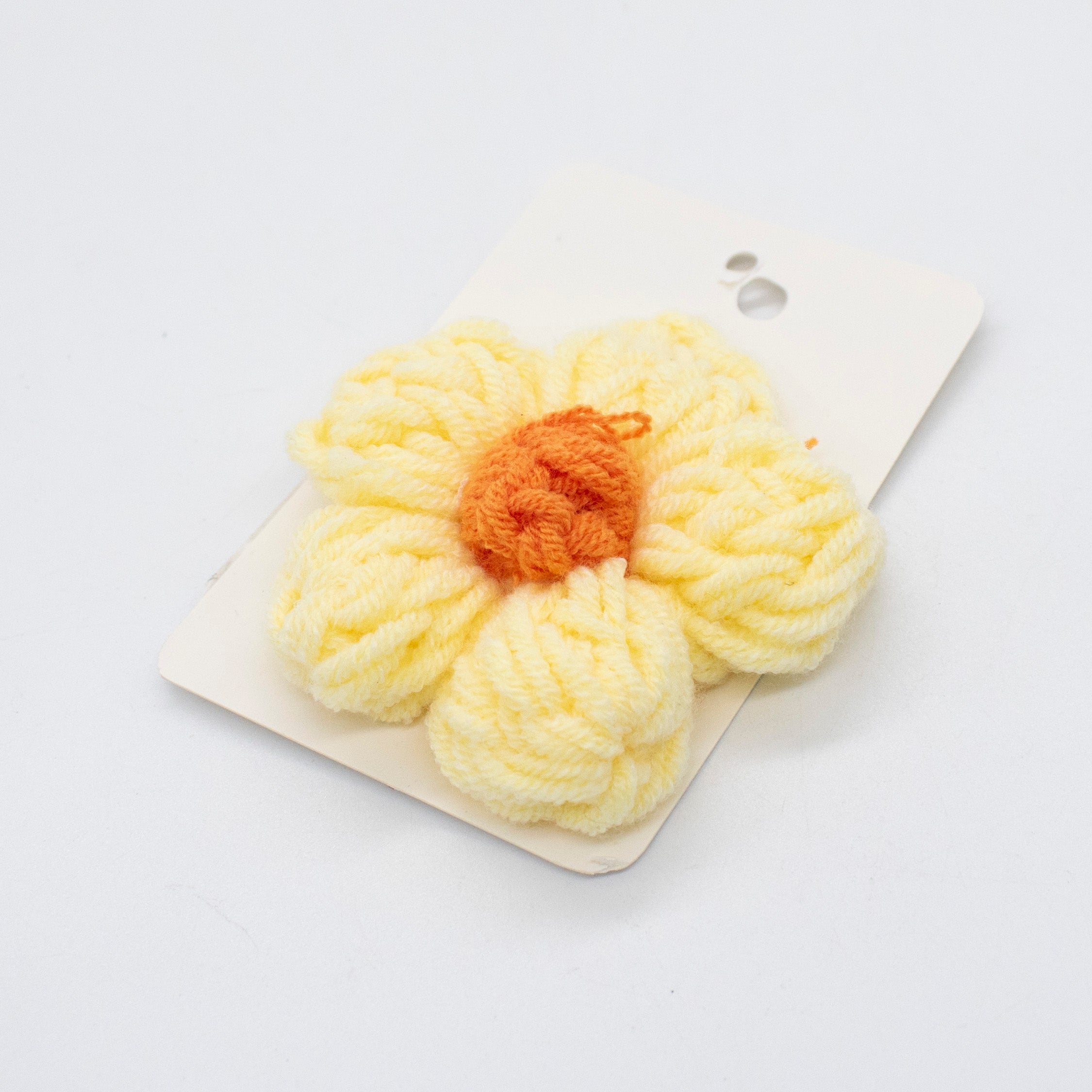 Chunky Yarn Crochet Flower Motif