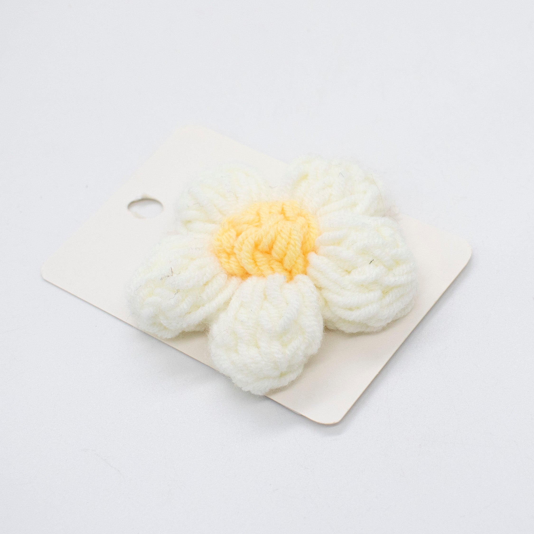 Chunky Yarn Crochet Flower Motif