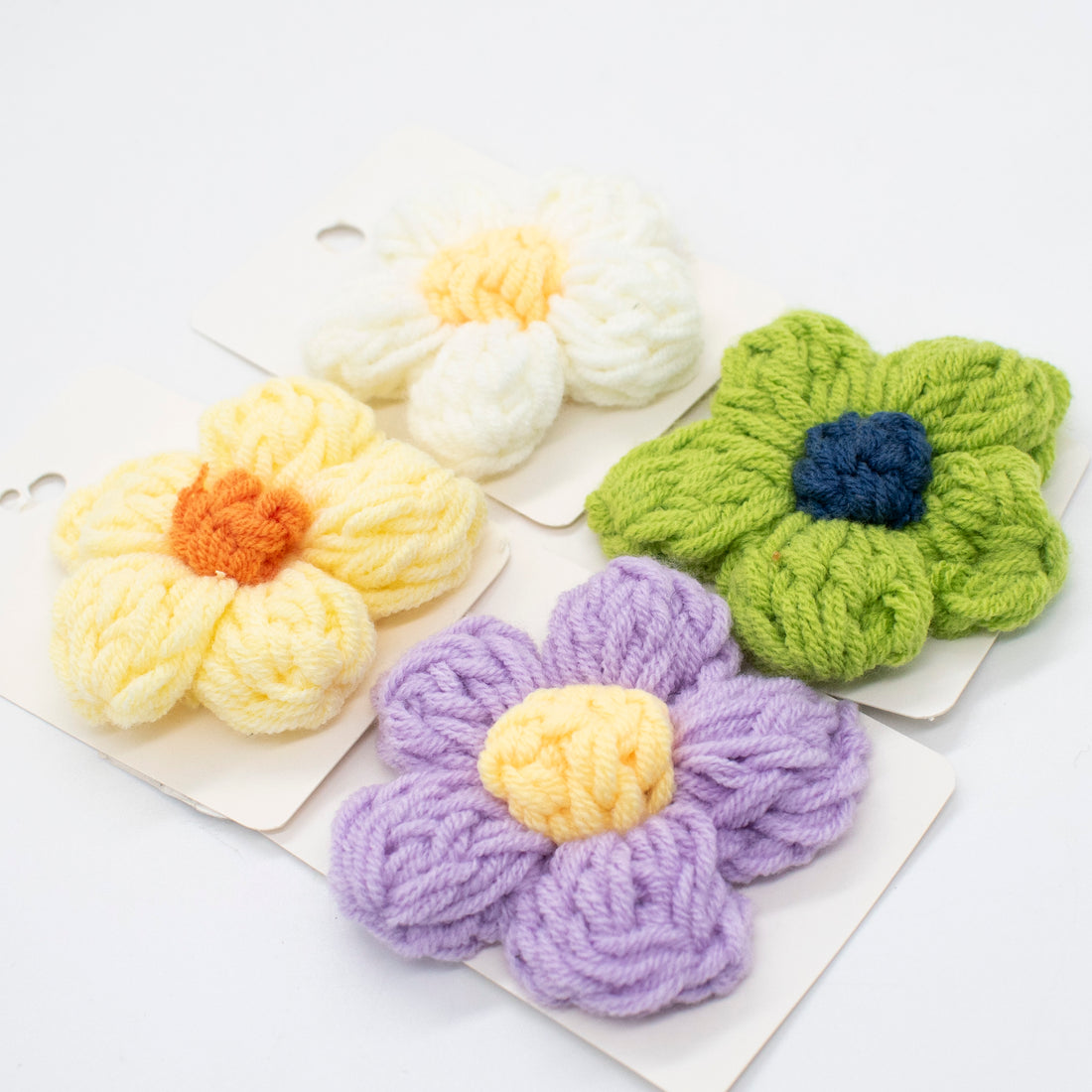 Chunky Yarn Crochet Flower Motif