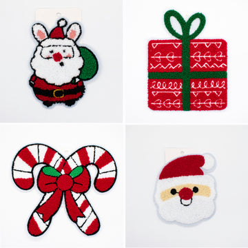 Festive Christmas Motif – Santa, Gifts & Candy Cane Designs