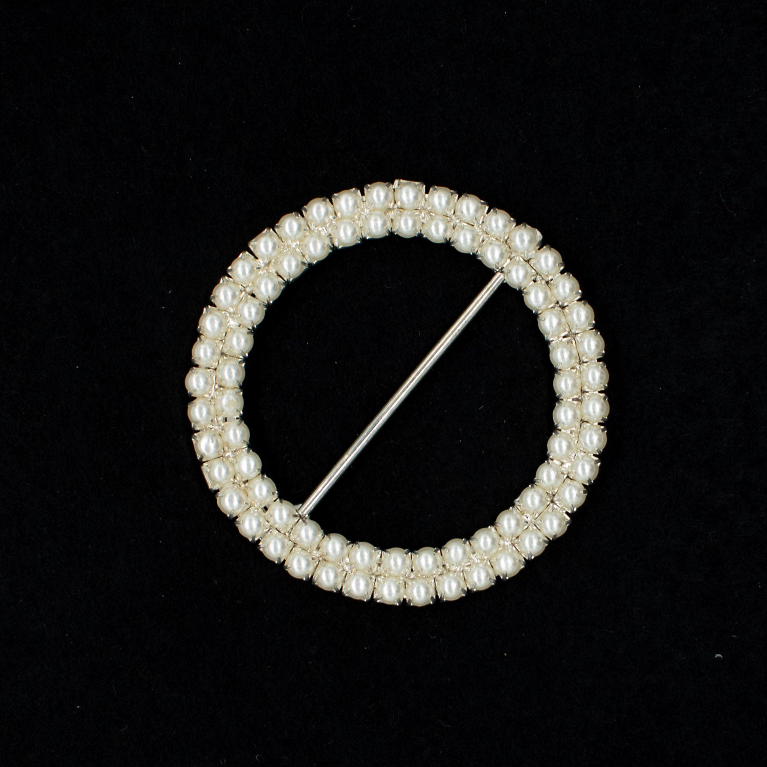 Pearl Decor Fashion Buckle