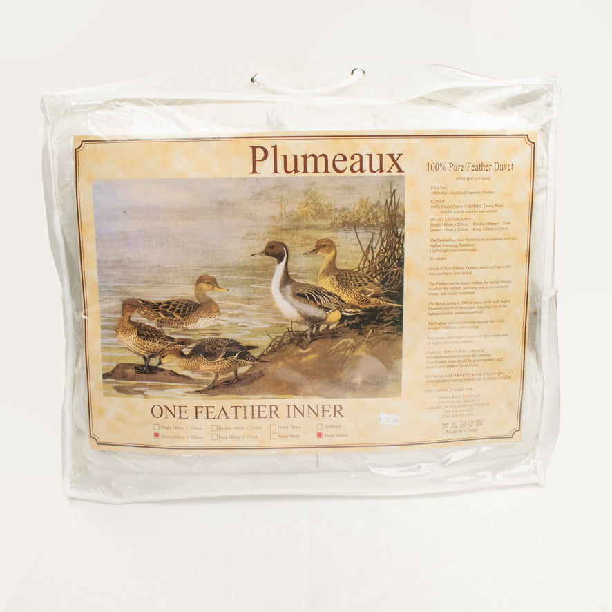 Plumeaux Feather Duvets Feather Doona - Queen