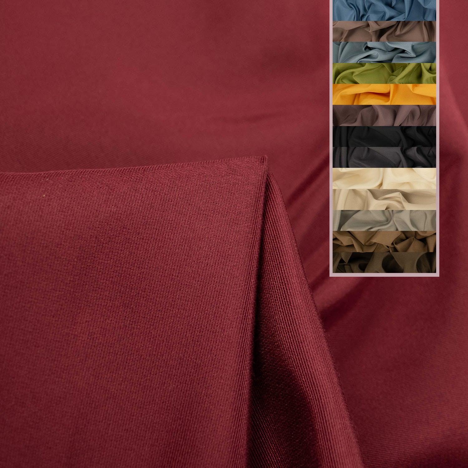 Filos by Zepel Curtaining/Upholstery Plain Canvas