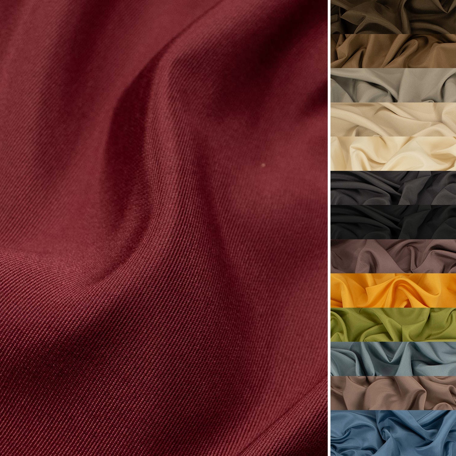 Filos by Zepel Curtaining/Upholstery Plain Canvas