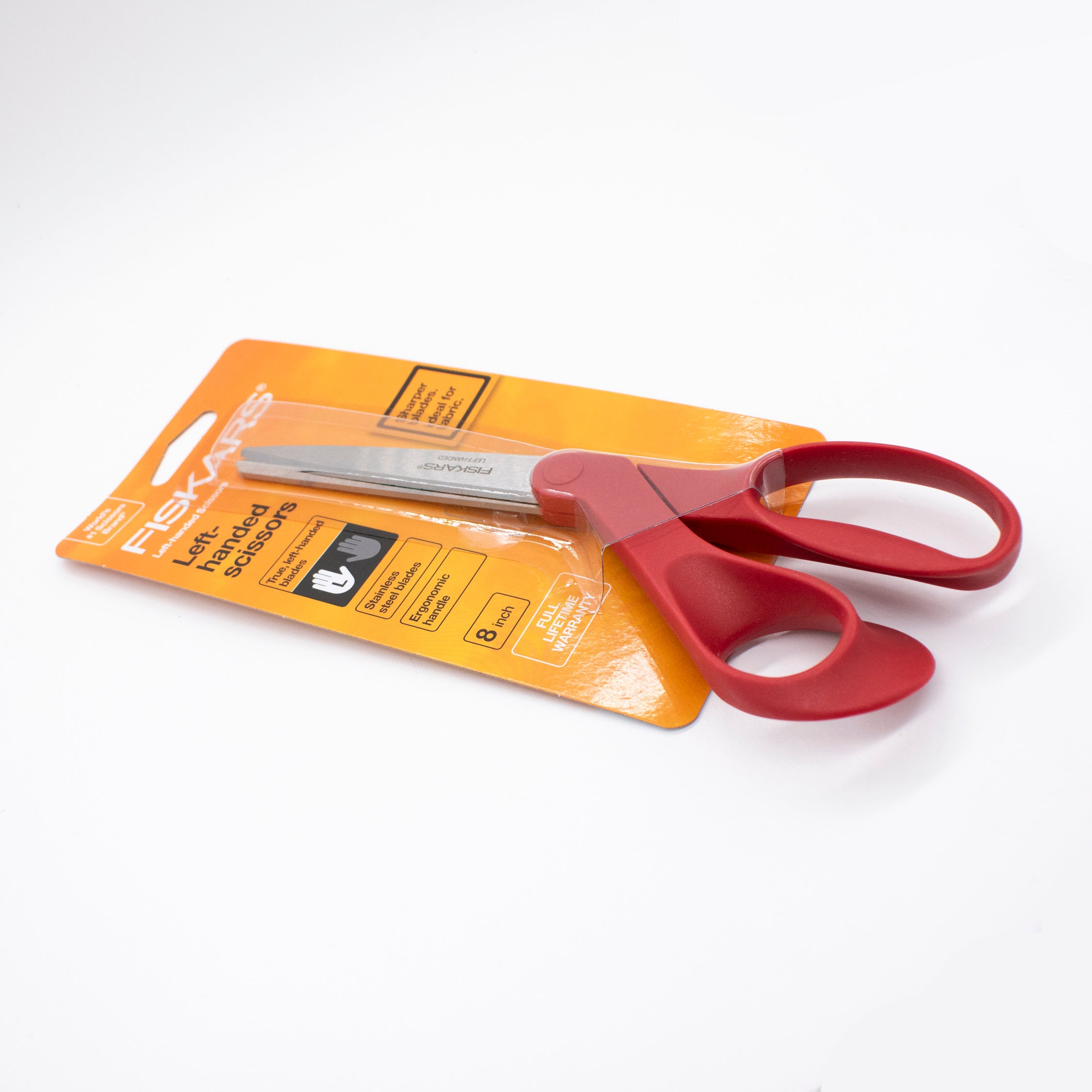 Fiskars® Left Handed Stainless Steel Scissors 203mm (8″)