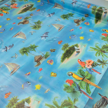 Sealife & Ocean Plastic Tablecloth Fabric