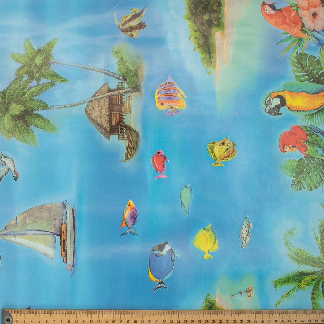 Sealife & Ocean Plastic Tablecloth Fabric