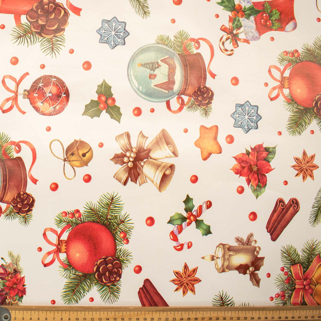 Christmas Decorations Plastic Tablecloth Fabric