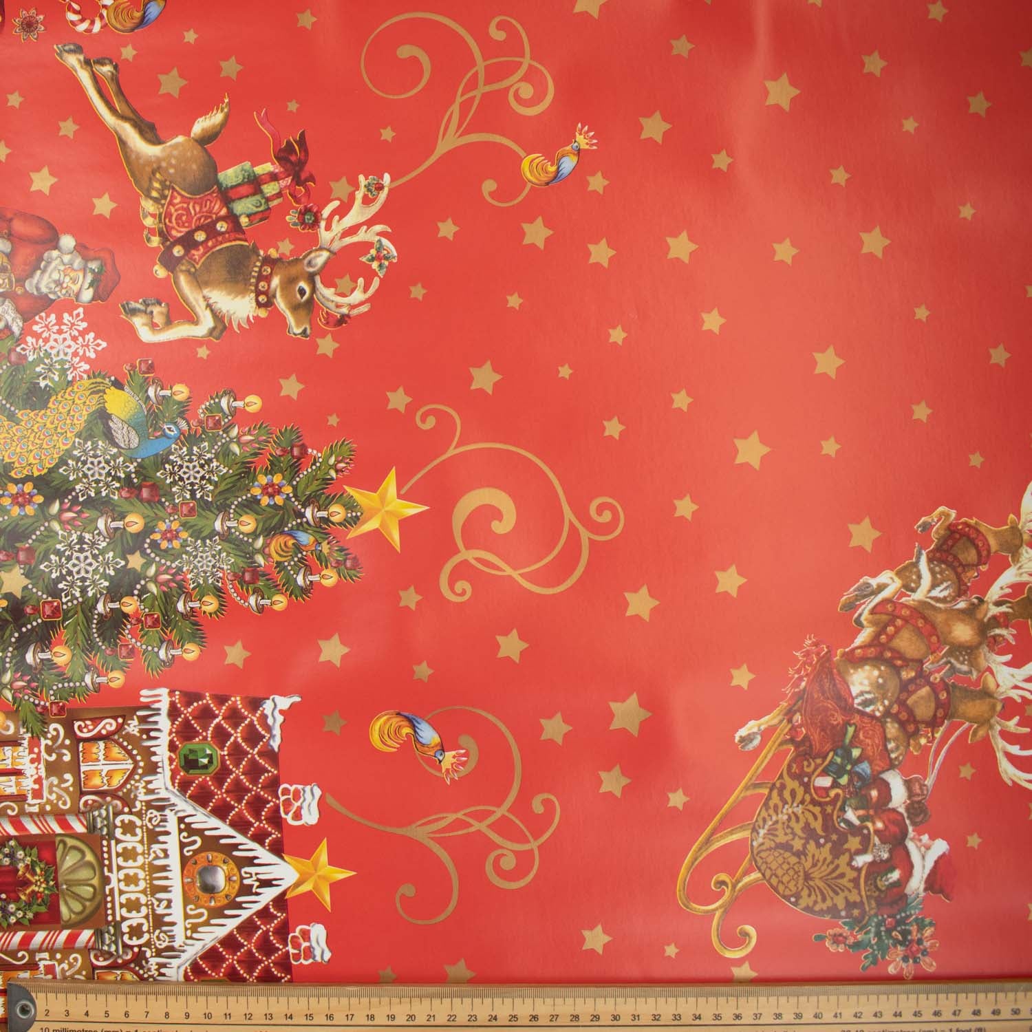 Christmas & Santa Plastic Tablecloth Fabric