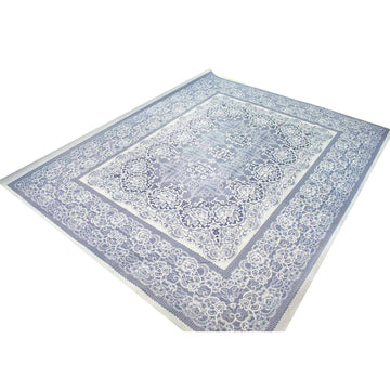 Blue Lace Plastic Tablecloth Fabric 150X120 cm Panel