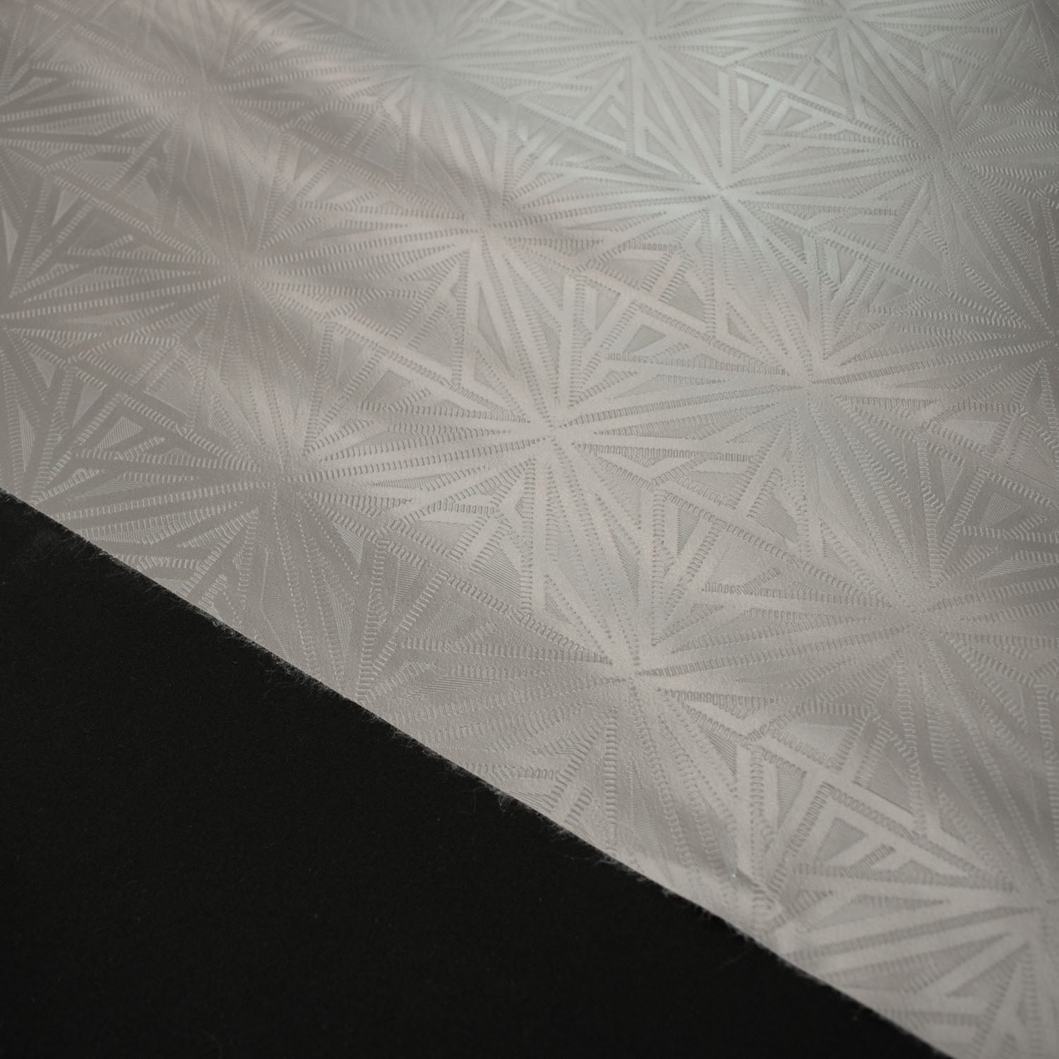 Grey Diamond Plastic Tablecloth Fabric