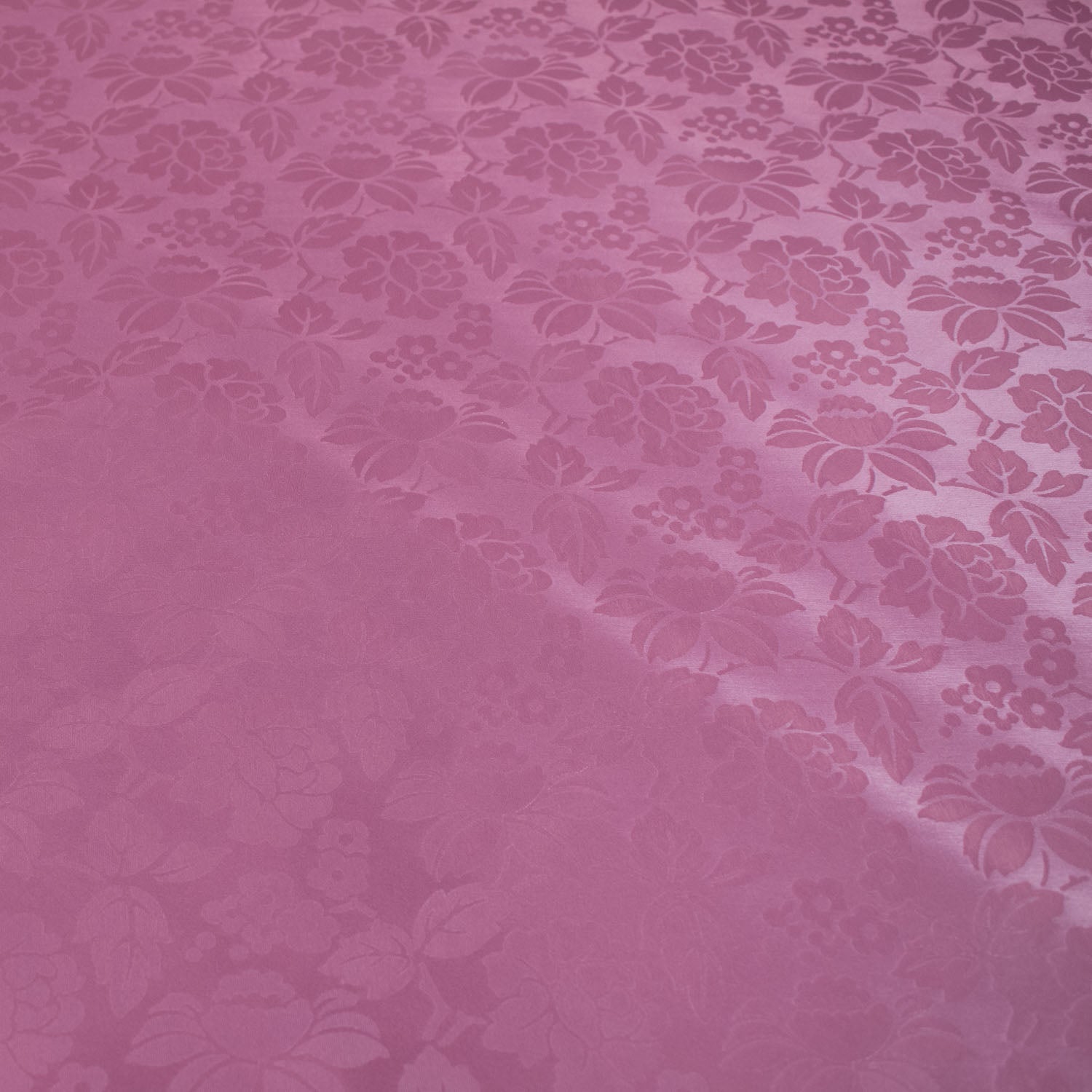 Purple Flower Tone on Tone Plastic Tablecloth Fabric