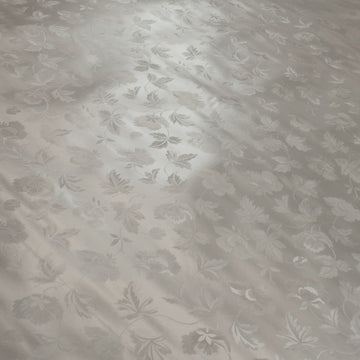 Grey Vines Tone on Tone Plastic Tablecloth Fabric