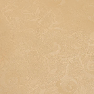 Gold Vines Plastic Tablecloth Fabric