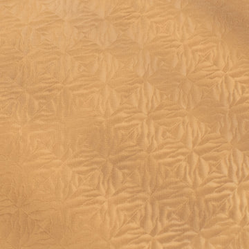 Gold Checks Plastic Tablecloth Fabric