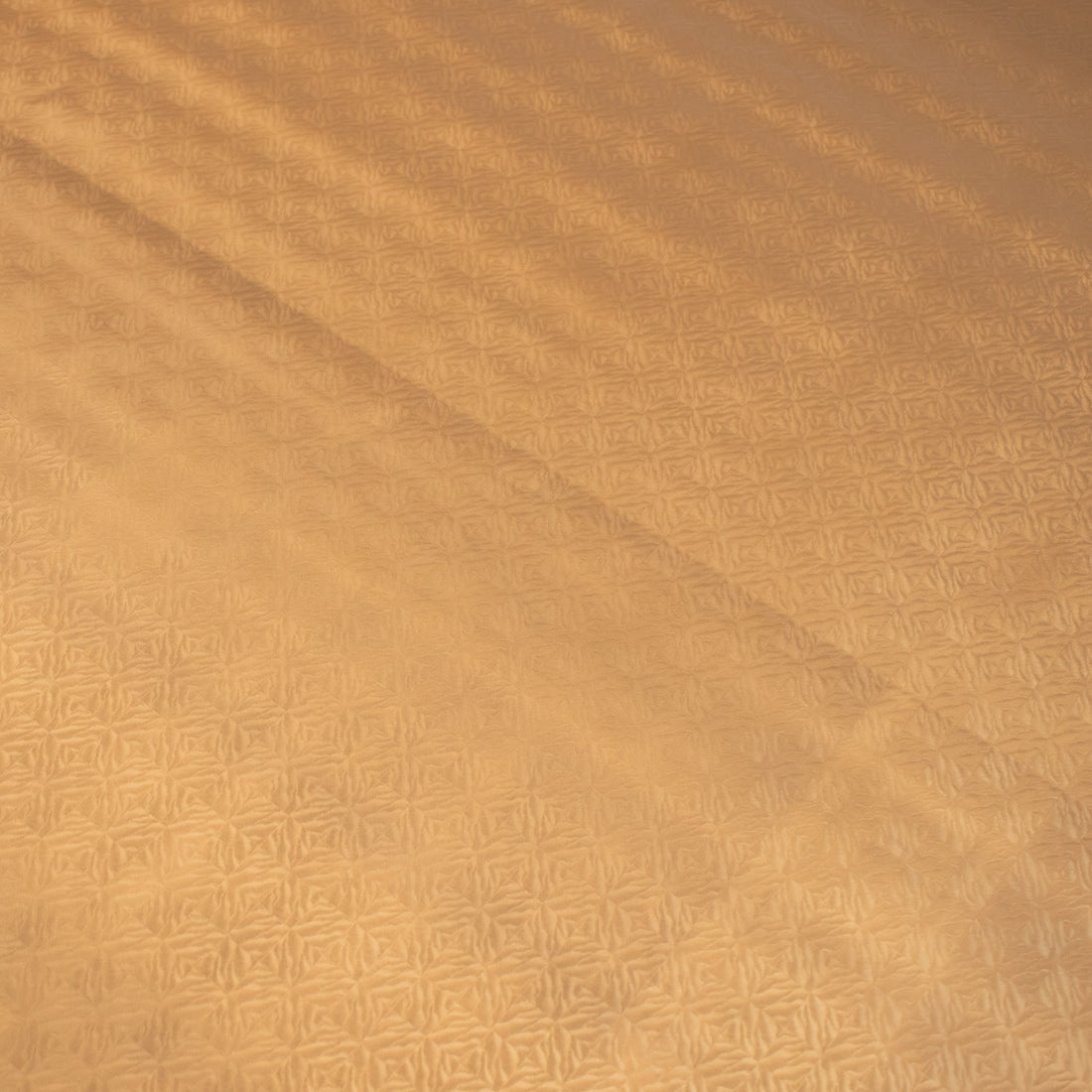 Gold Checks Plastic Tablecloth Fabric