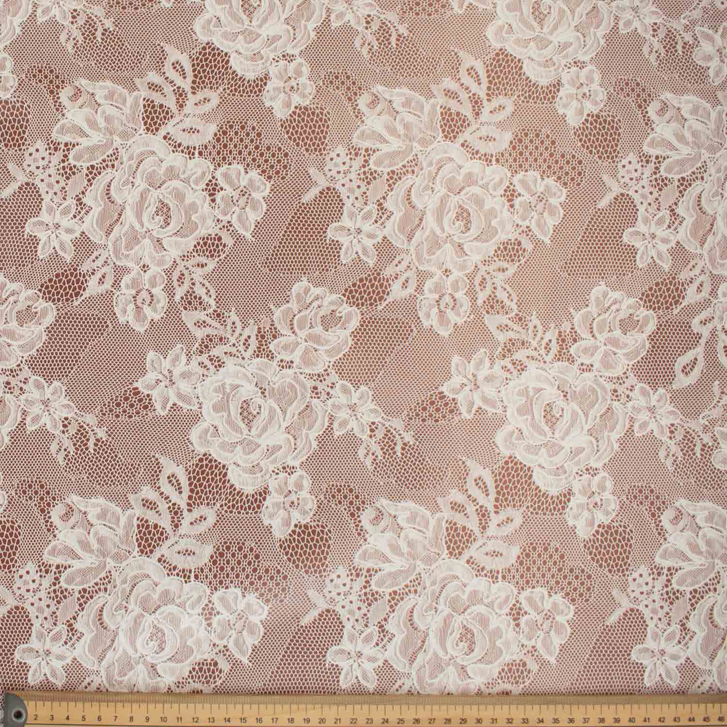 Maroon Laces Plastic Tablecloth Fabric
