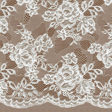 Brown Laces Plastic Tablecloth Fabric – Homecraft Textiles
