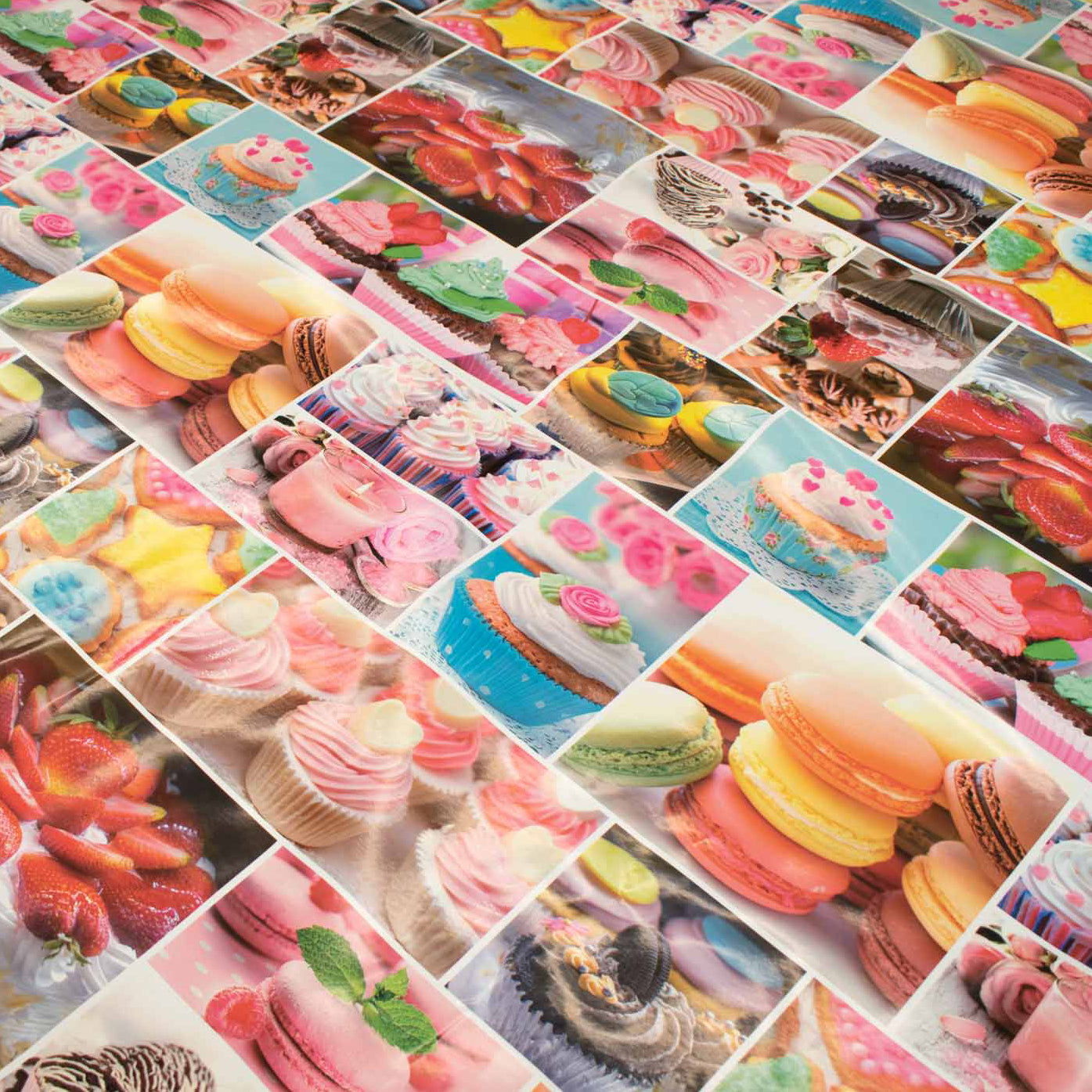 Dessert Plastic Tablecloth Fabric