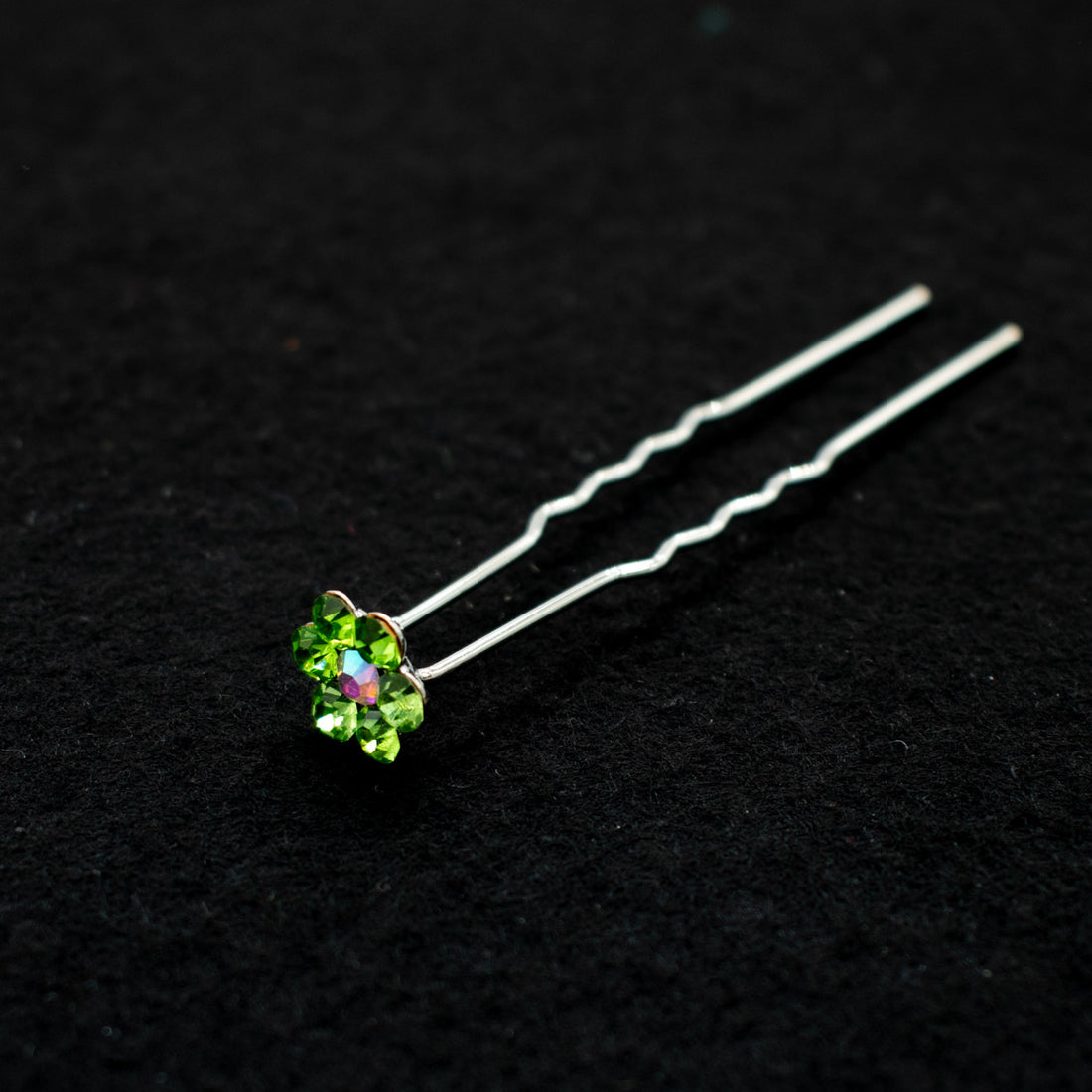 Bridal Rhinestone Mini Floral Hair Pin