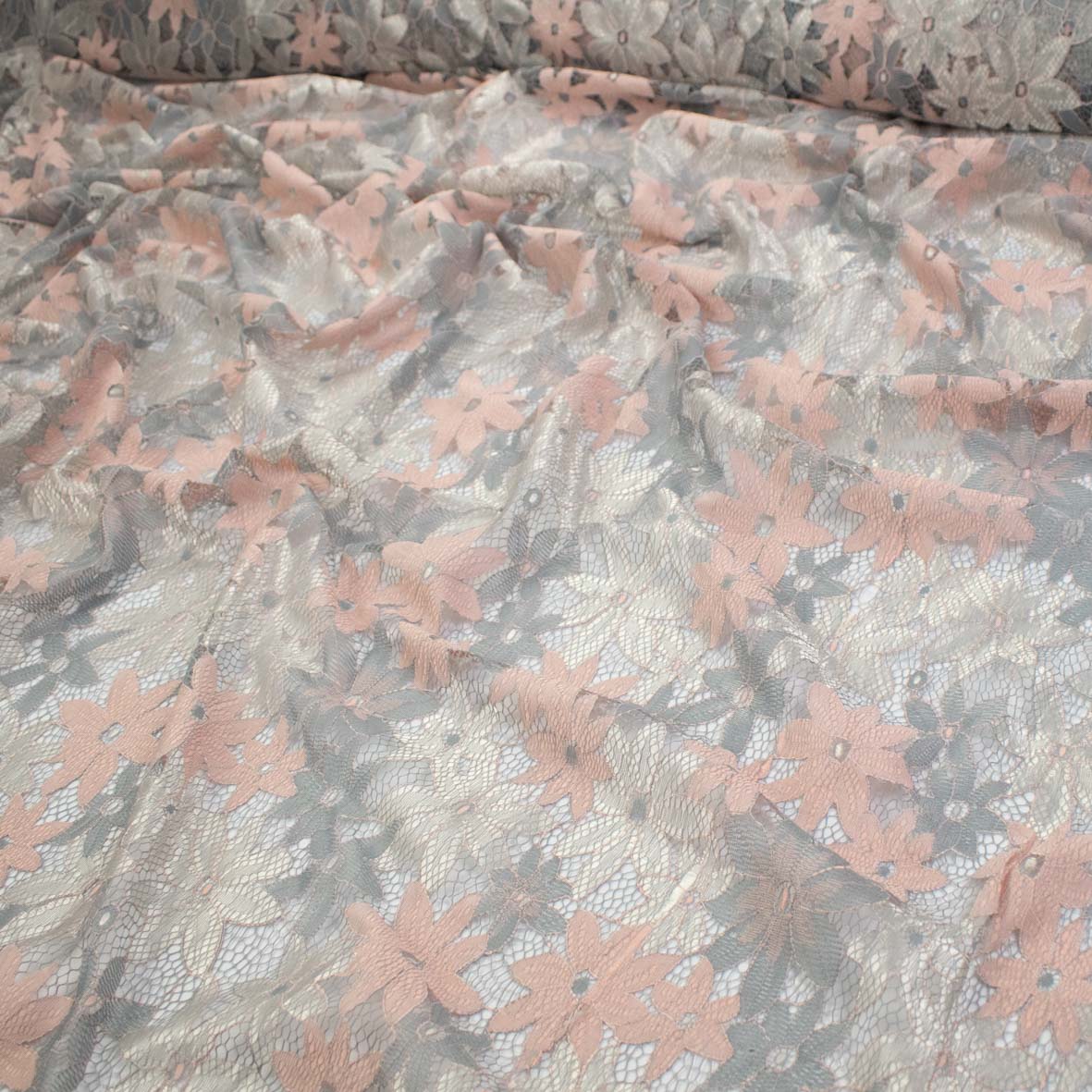 Floral Open Work Cut Work Embroidered Lace