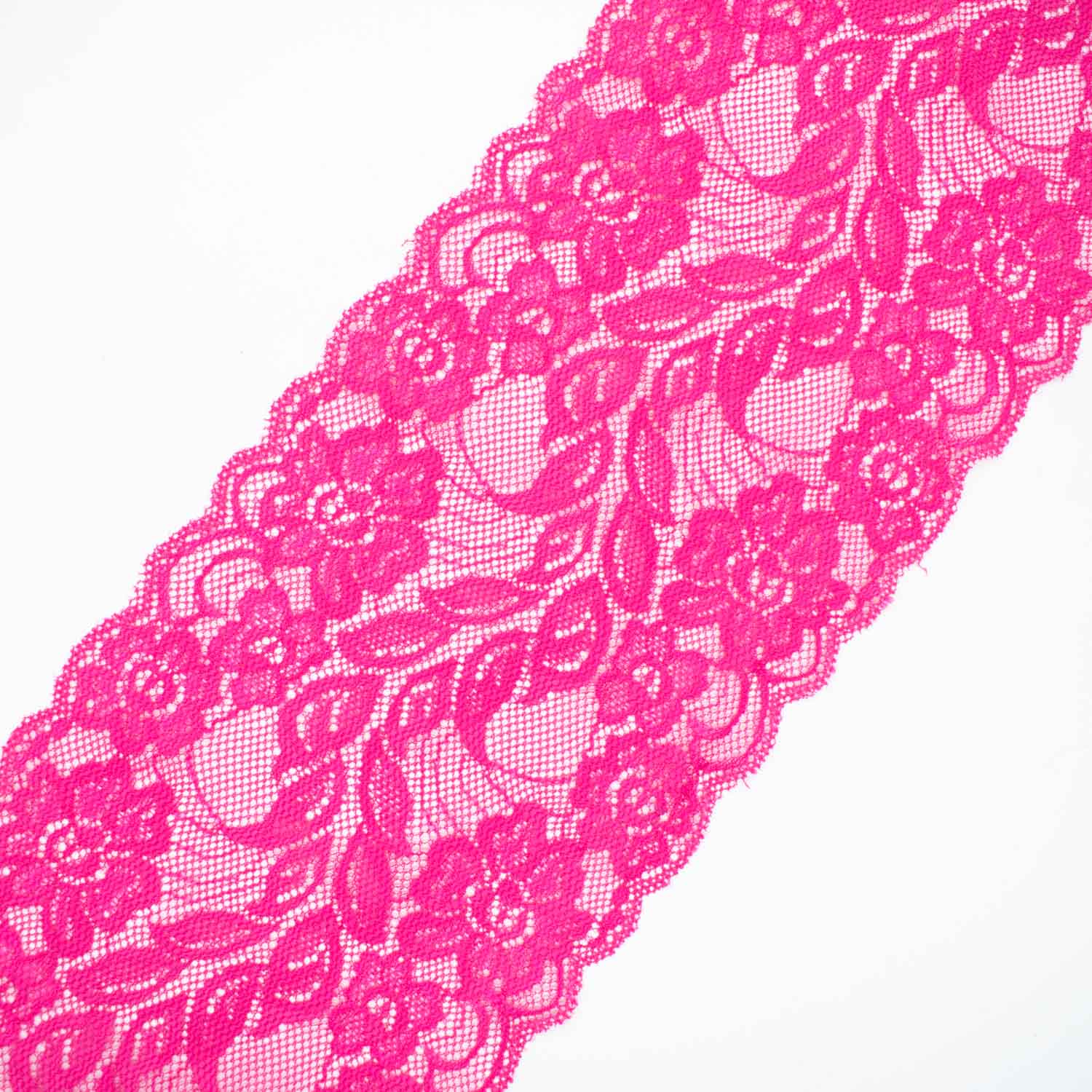 Floral Vines Stretch Lace Trim 15CM