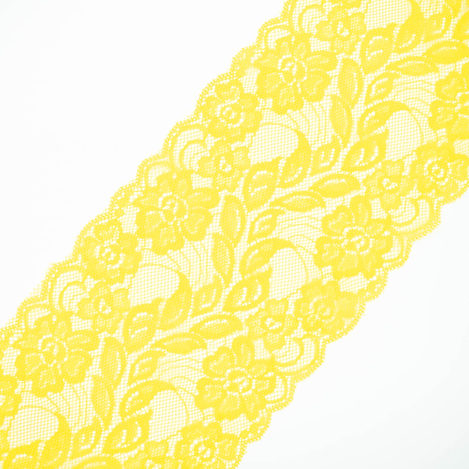 Floral Vines Stretch Lace Trim 15CM