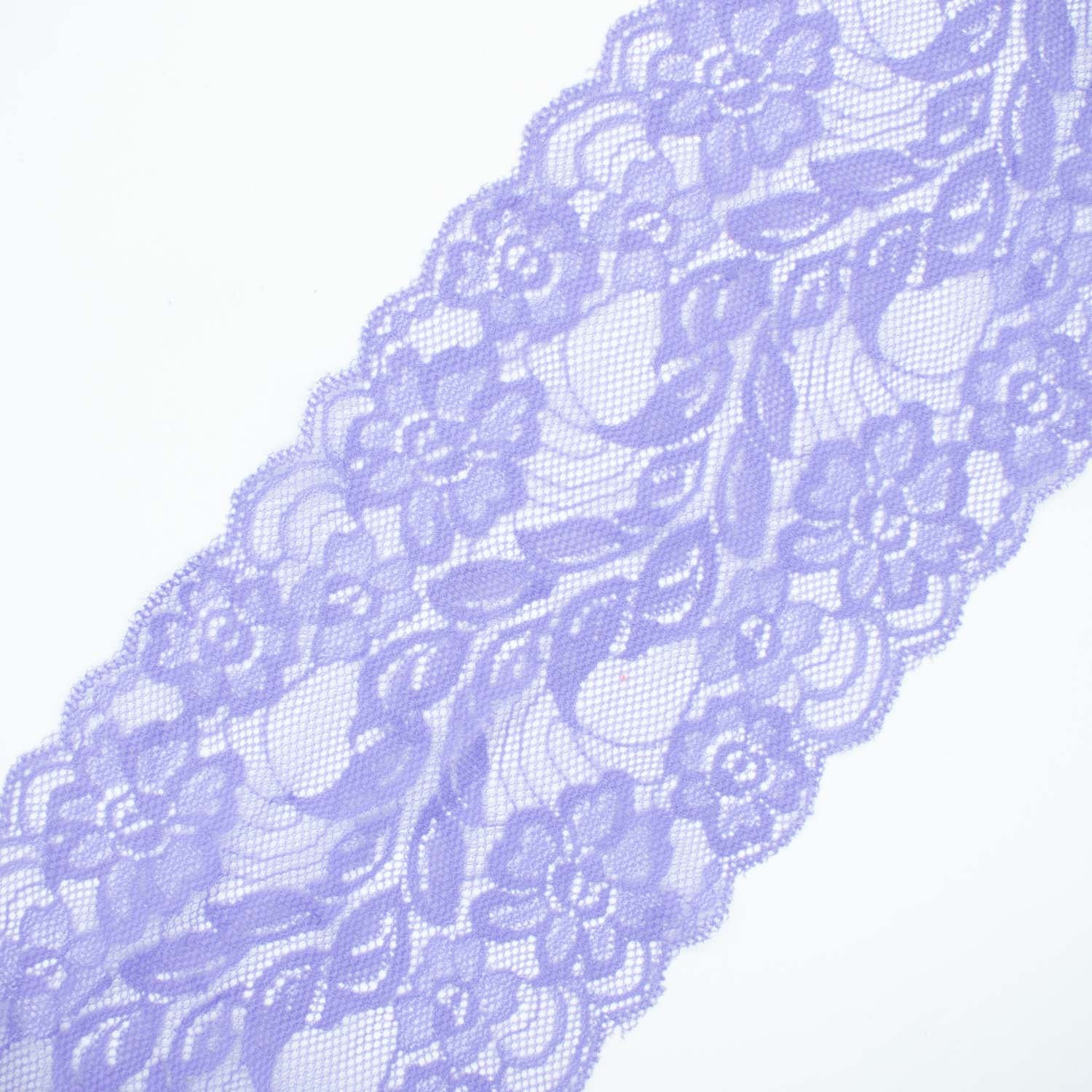 Floral Vines Stretch Lace Trim 15CM