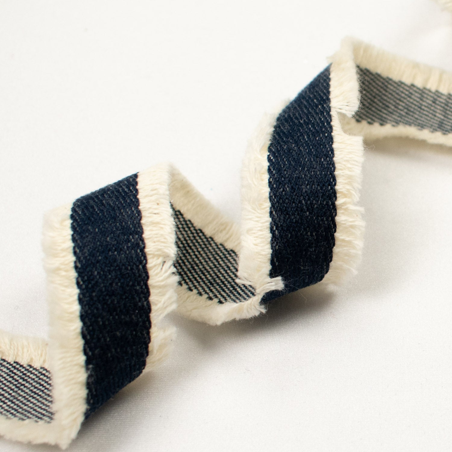 Frayed Denim Trim 25.5MM