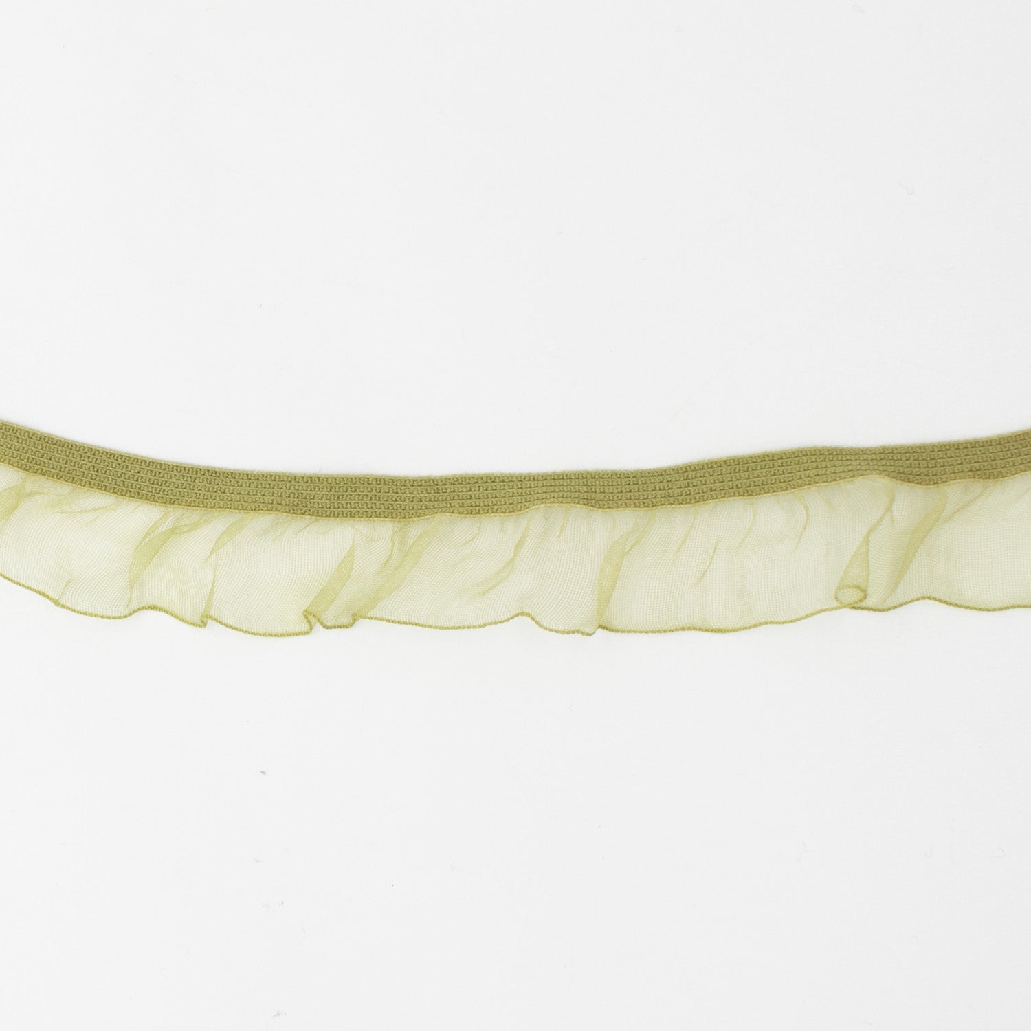 Frilled Organza Elastic Lace Trim 25mm - Design 1