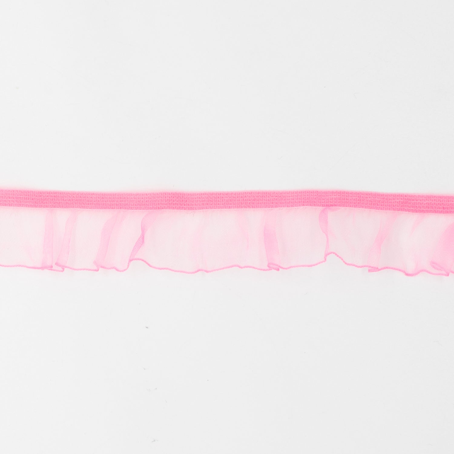 Frilled Organza Elastic Lace Trim 25mm - Design 1