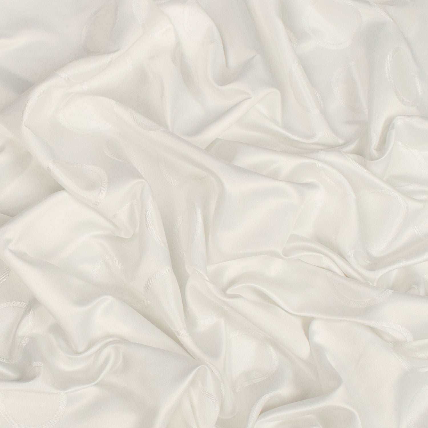 Furan by Zepel - Curtaining/Upholstery Snow White Larget Dots Jacquard