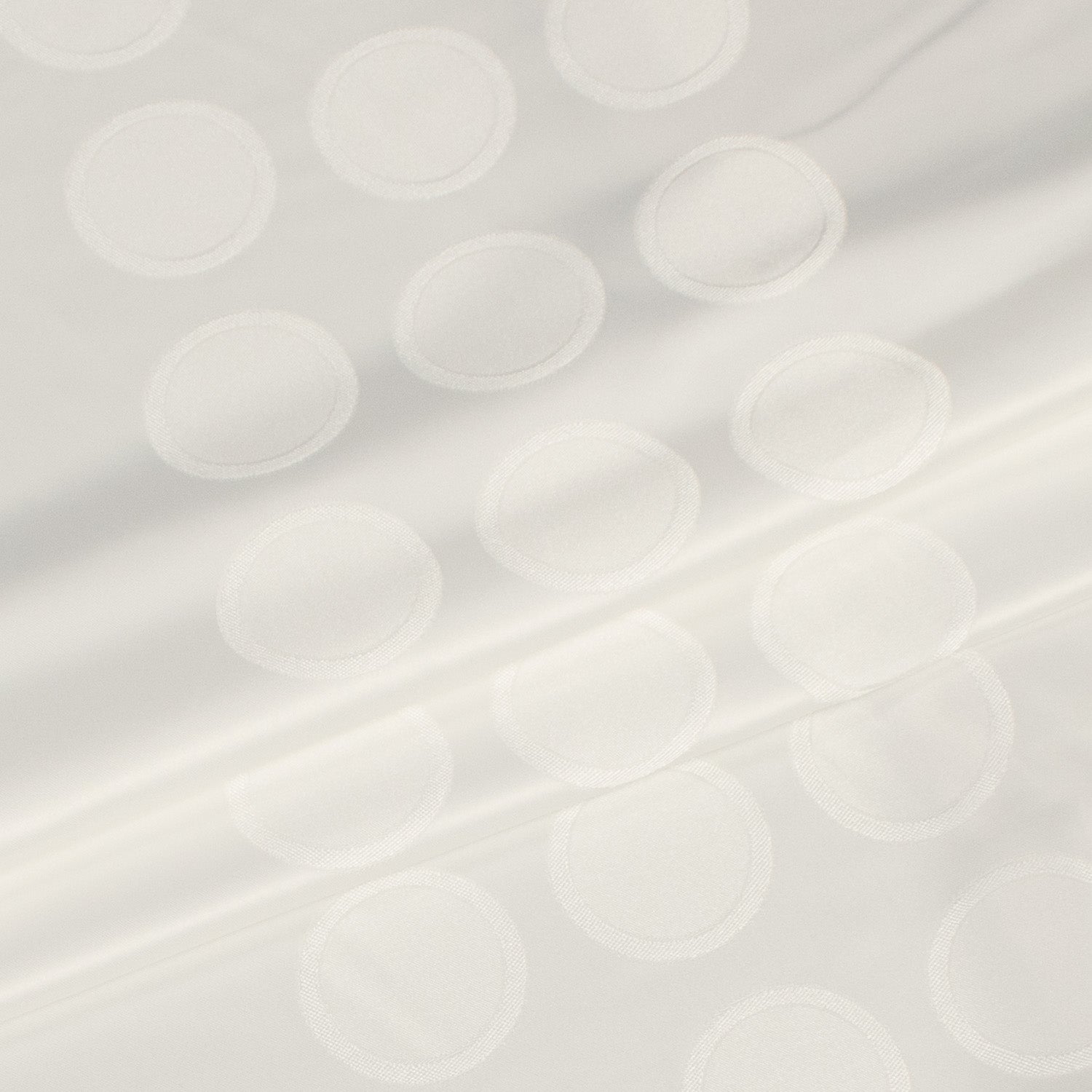 Furan by Zepel - Curtaining/Upholstery Snow White Larget Dots Jacquard