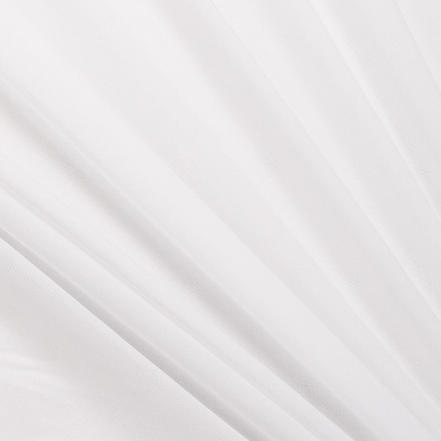 Fusible/Iron on 2 Way Stretch Stabilizer Interfacing Light Weight White