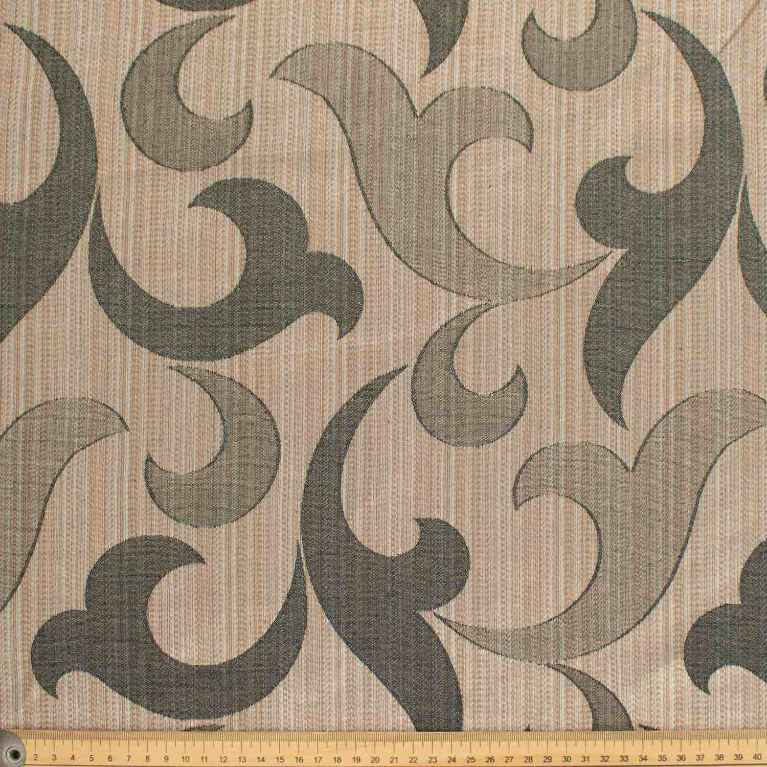 Gala by Maurice Kain Curtaining/Upholstery Reversible Vines Damask Jacquard