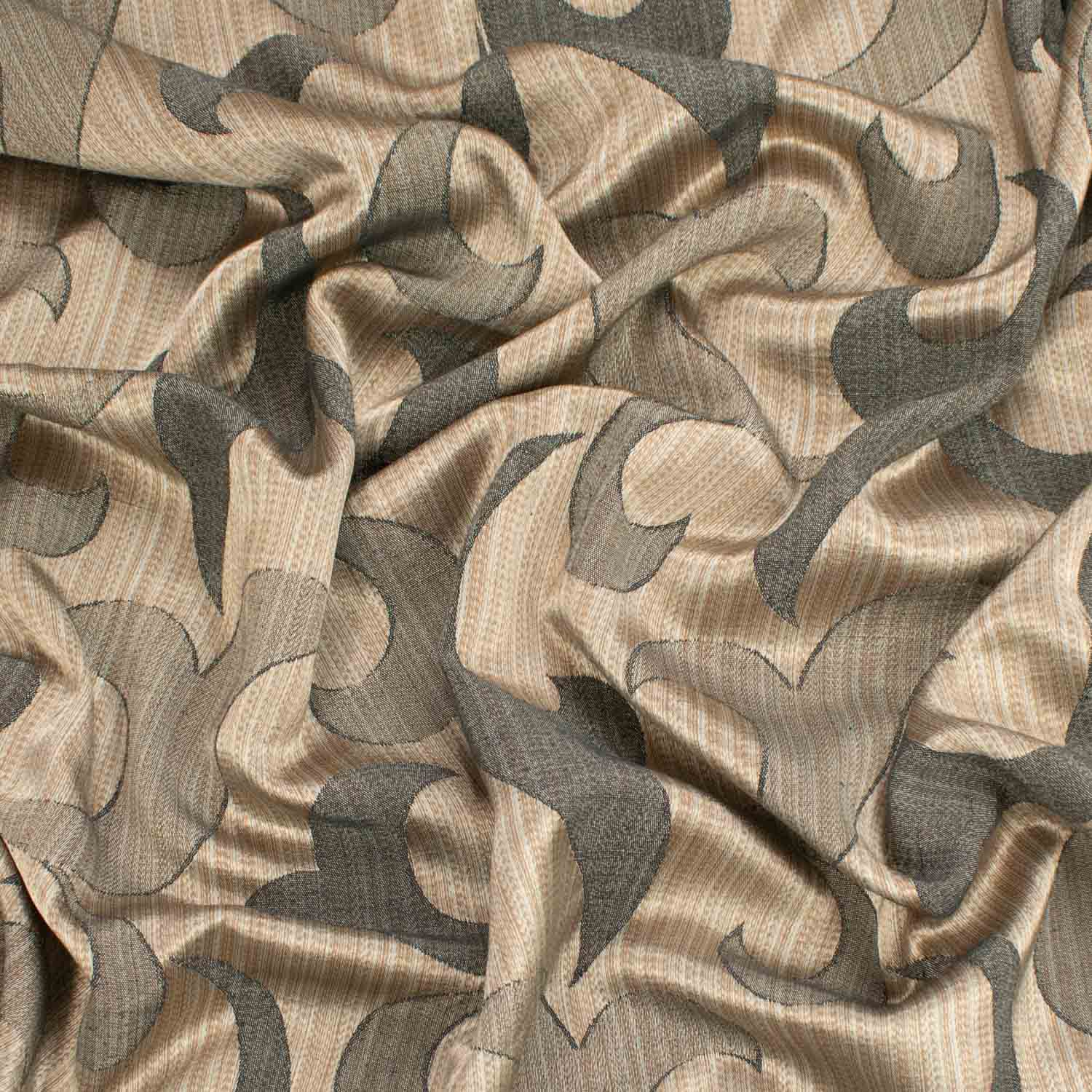 Gala by Maurice Kain Curtaining/Upholstery Reversible Vines Damask Jacquard