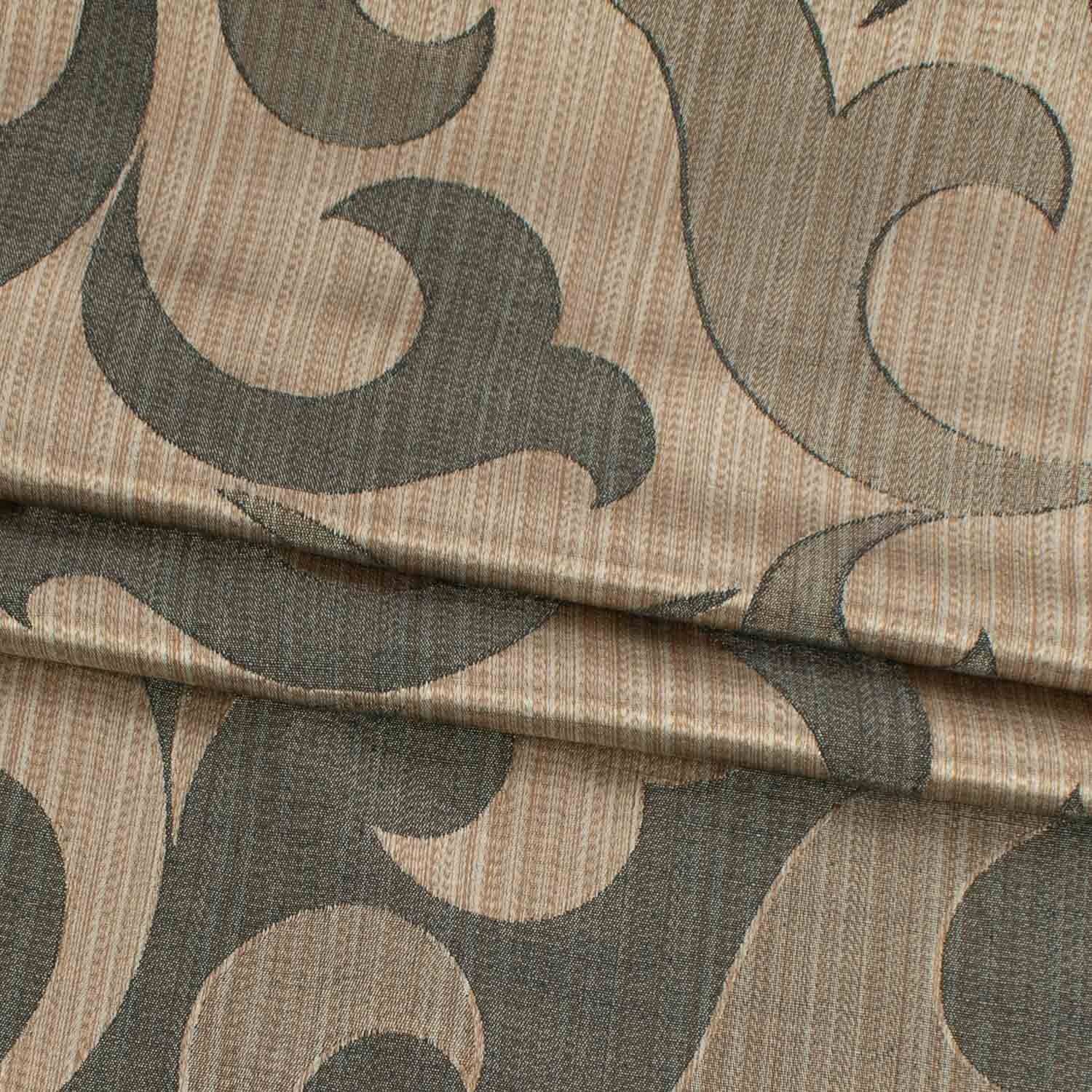 Gala by Maurice Kain Curtaining/Upholstery Reversible Vines Damask Jacquard