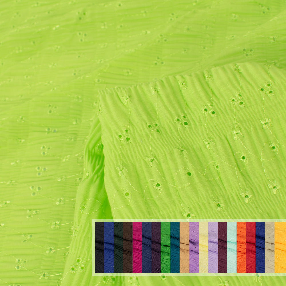 Gathered Broderie Anglaise