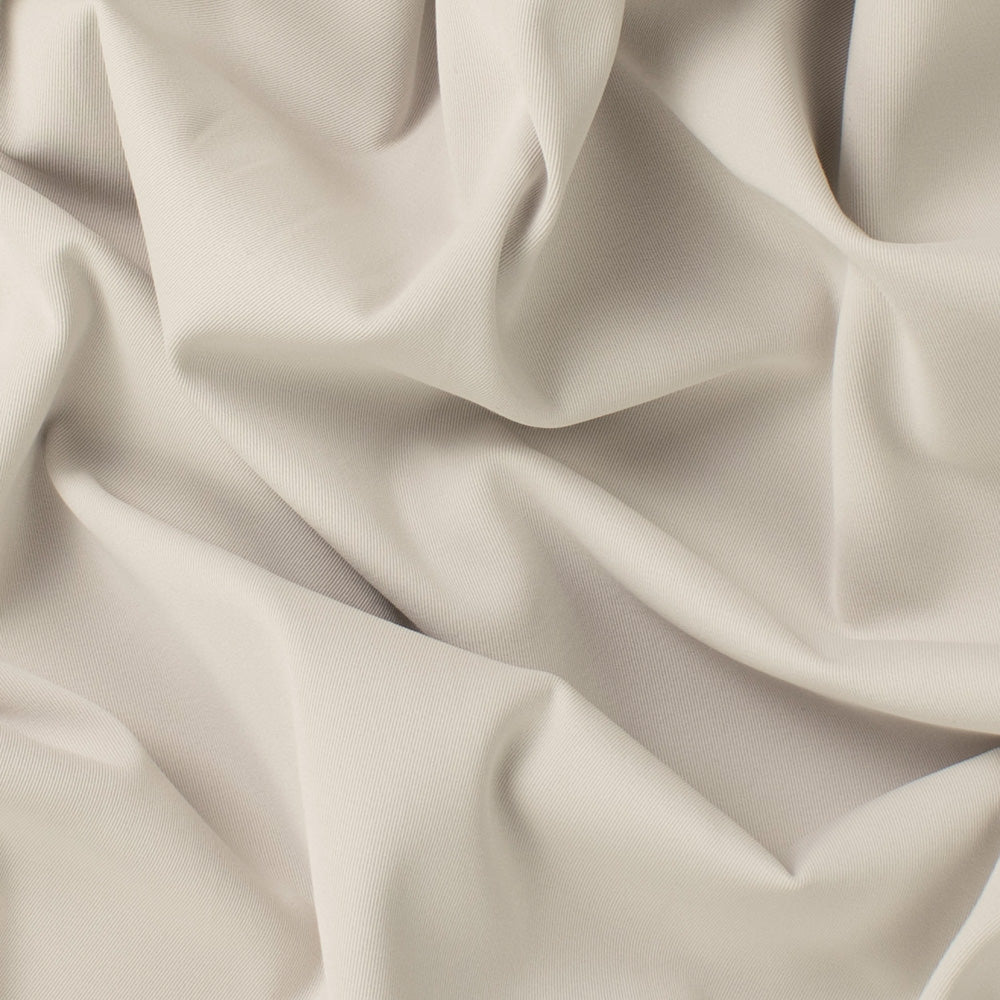 Japanese Nikkei Slight Stretch Twill Suiting - Design-40525 Silver