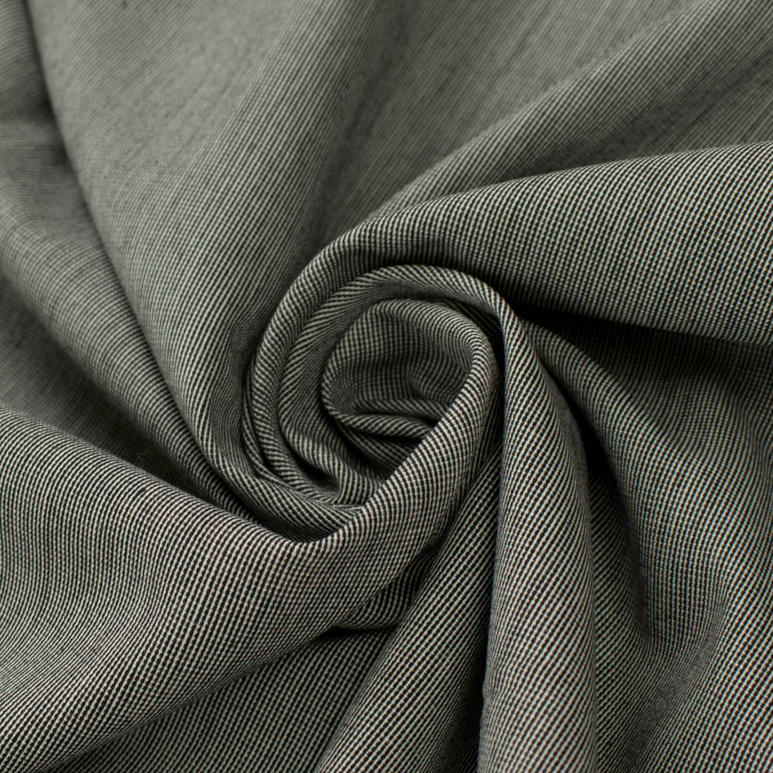 Japanese Nikkei Woven Light Suiting - Design-40567 Grey Micro Pinstripe