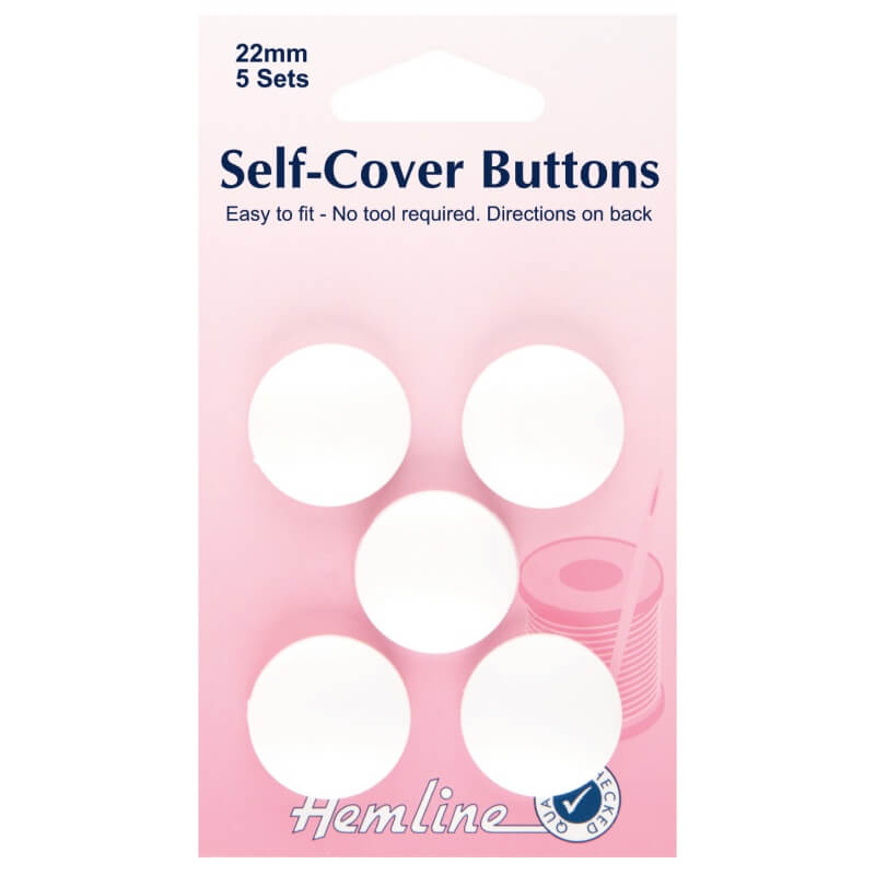 BUTTONS - SELF COVERED NYLON 22MM