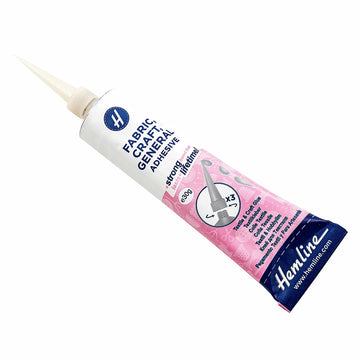Hemline Fabric Craft & General Textile Adhesive Glue 30g